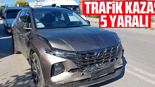 Samsun'da trafik kazası: 5 yaralı