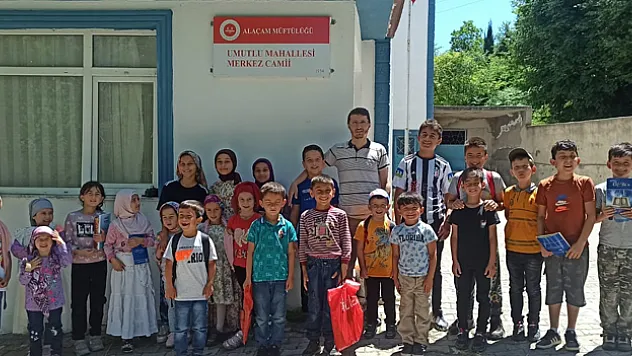 Alaçam'da yaz Kur'an kursları devam ediyor