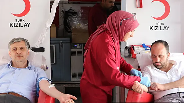 Havza'da 'Samsun Kan Bağışlıyor Hedef 5555 Ünite Kan Bağışı' kampanyası