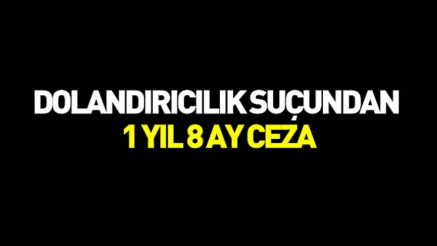 İnternetten satış ilanı verdiği su pompasının parasını alıp göndermeyene 1 yıl 8 ay hapis