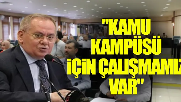 Samsun Büyükşehir Belediye Başkanı Demir: 'Kamu kampüsü için çalışmamız var'