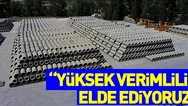 Başkan Demir: 'Her alanda üreten bir belediye olarak yaptığımız işlerde yüksek verimlilik elde ediyoruz'