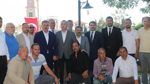 BBP Genel Başkanı Destici, Samsun'da taziye ziyaretinde bulundu