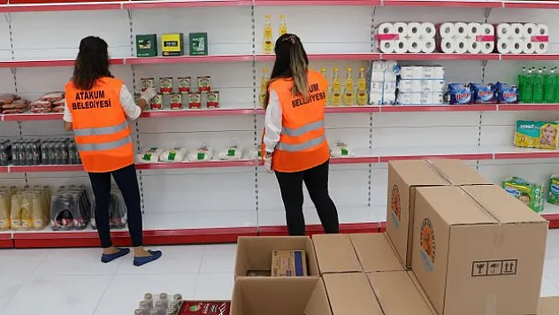 AtaMarket'ten 8 bin 200 hane faydalandı, 155 bin ürün ihtiyaç sahiplerine ulaştırıldı