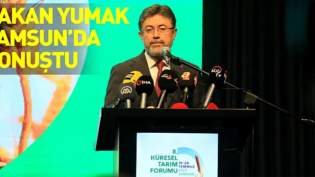 Tarım ve Orman Bakanı Yumaklı, Samsun'da AGRICITIES 2. Küresel Tarım Forumu'na katıldı