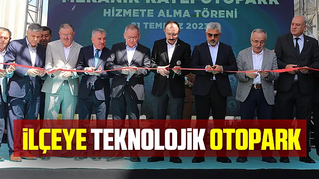 İlçeye teknolojik otopark