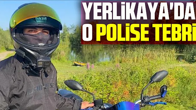 Bakan Yerlikaya'dan o polise tebrik