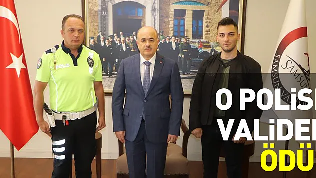 Vali Dağlı'dan hız yapan motosikletli gence baba öğüdü veren o polise başarı belgesi