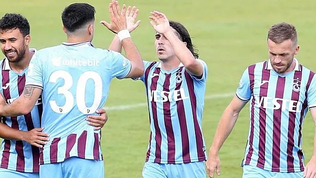 Trabzonspor hazırlık maçında Rabotnicki'yi 4 golle geçti