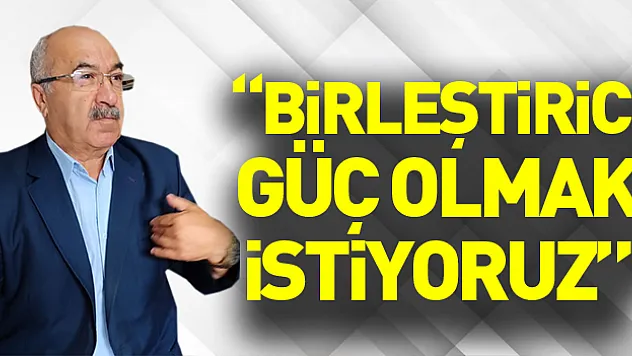 Şükrü Şimşek 'Birleştirici Güç Olmak İstiyoruz'
