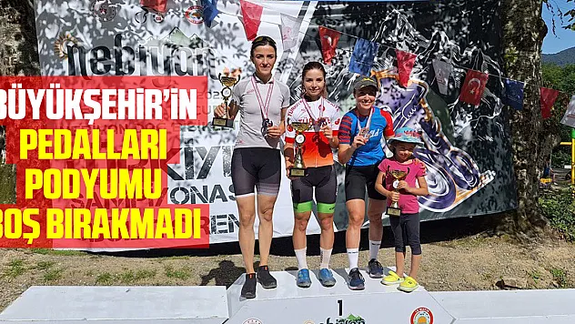 Büyükşehir'in pedalları podyumu boş bırakmadı