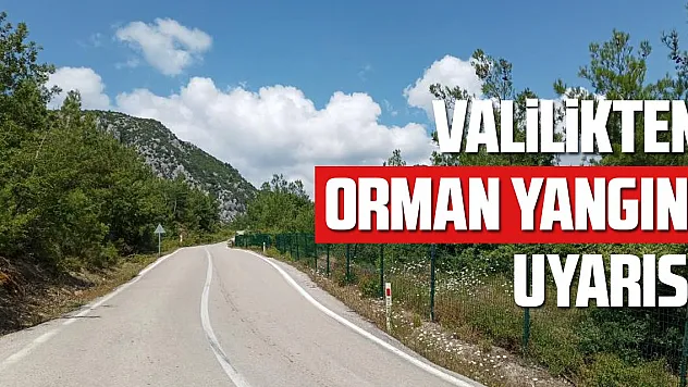 Samsun Valiliği'nden orman yangınlarına karşı uyarı