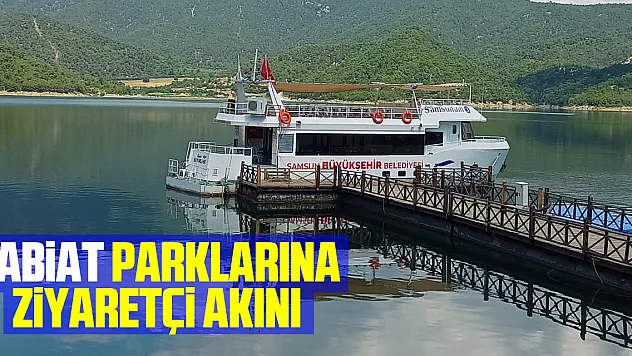 Samsun'da tabiat parklarına ziyaretçi akını