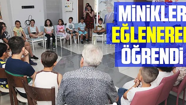 Atakum'da minikler eğlenerek öğrendi