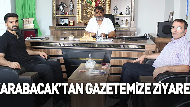 Müdür Karabacak'tan Şeker'e Ziyaret
