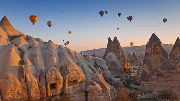 Kapadokya'yı 7 ayda 2 milyondan fazla turist ziyaret etti
