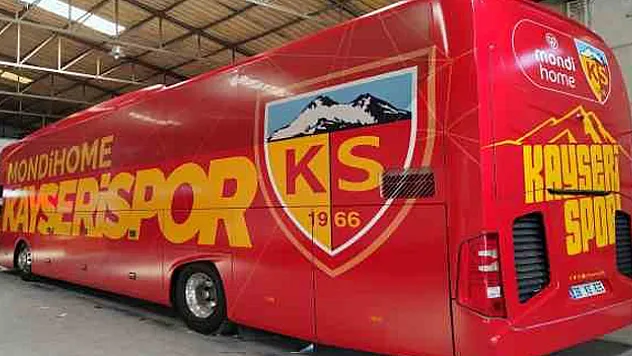 Kayserispor otobüsüne yeni makyaj