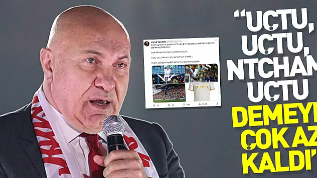 Başkan Yıldırım: 'Uçtu, uçtu, Ntcham uçtu demeye çok az kaldı'