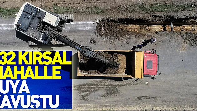 432 kırsal mahalle suya kavuştu