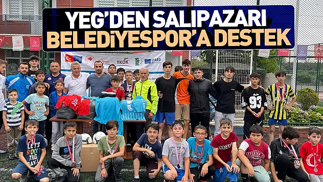 Yerel Eylem Grubu'ndan Salıpazarı Belediyespor'a destek