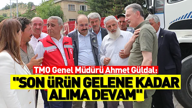 Güldal: 'TMO son ürün gelene kadar alıma devam edecek'