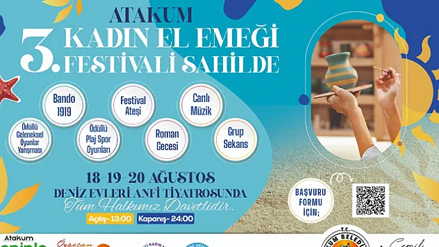 '3. Atakum Kadın Emeği Festivali' başlıyor