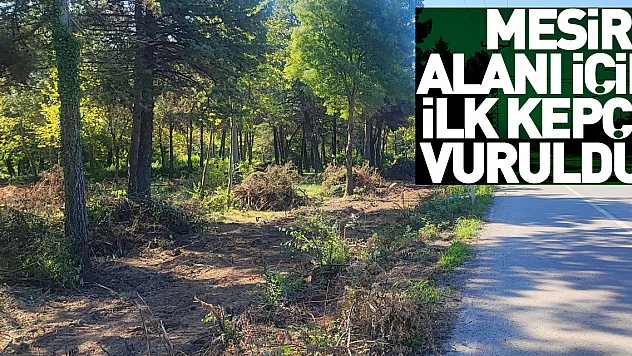 Mesire Alanı için ilk kepçe vuruldu!