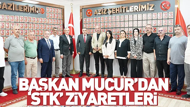 Başkan Mucur'dan 'STK' ziyaretleri