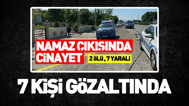Samsun'da cuma namazı çıkışındaki silahlı kavgayla ilgili 7 gözaltı