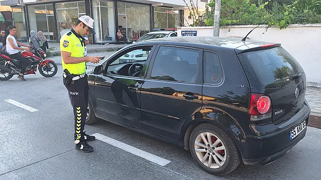 Samsun'da trafik ekipleri 'kırmızı ışık' denetimi yaptı