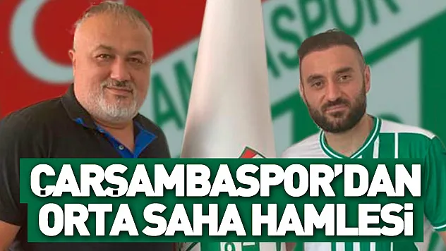 Çarşambaspor'dan orta saha hamlesi