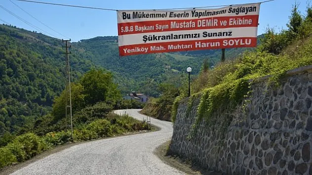 40 yıllık yol sorununa neşter