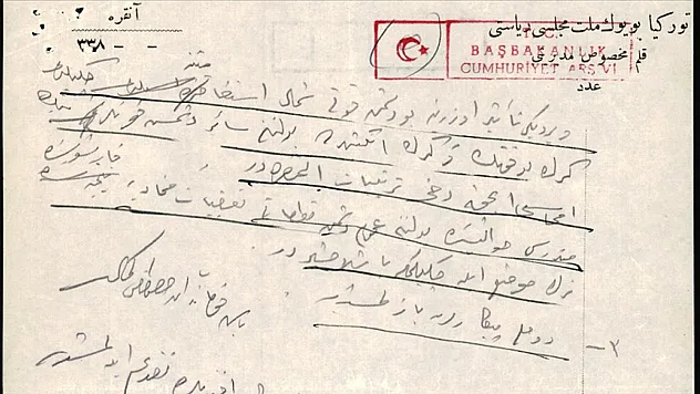 Milli Mücadele'nin en önemli safhasının ayrıntıları Atatürk'ün elinden yazılmış telgrafta