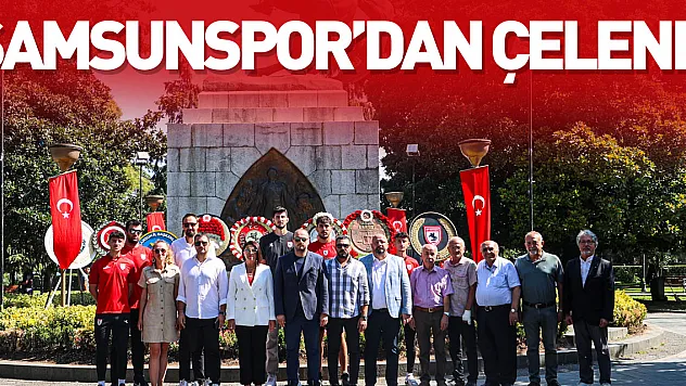 Samsunspor'dan Çelenk