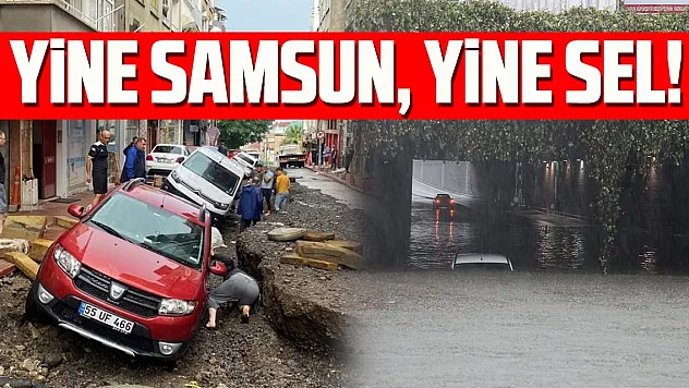 Samsun yine sele teslim!