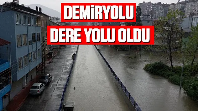 Samsun - Sivas demiryolu sele teslim oldu
