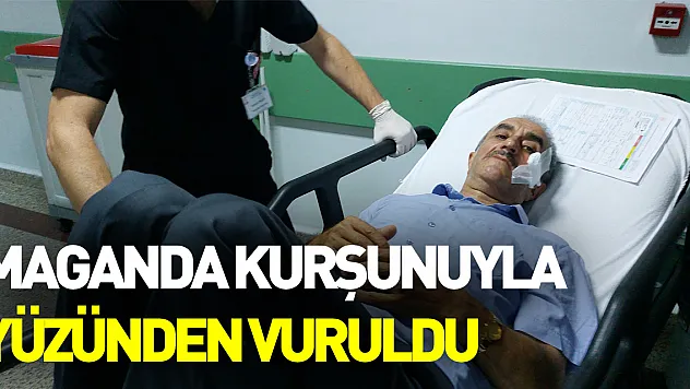 Nişan töreninde maganda kurşunuyla yüzünden vuruldu