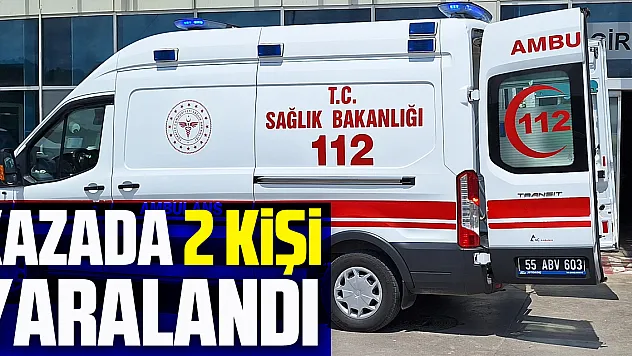 Samsun'da motosikletle bisikletin çarpıştığı kazada 2 kişi yaralandı