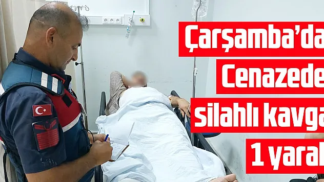 Cenazede silahlı kavga: 1 yaralı