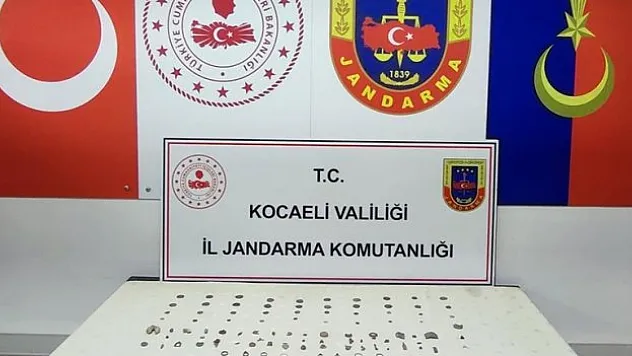 Kocaeli'de Roma ve Bizans dönemine ait olduğu sanılan tarihi parçalar ele geçirildi