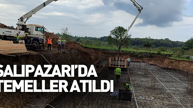 Salıpazarı'nda yeni yerleşim yerinin temeli atıldı