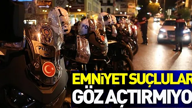 Samsun Emniyeti suçlulara göz açtırmıyor