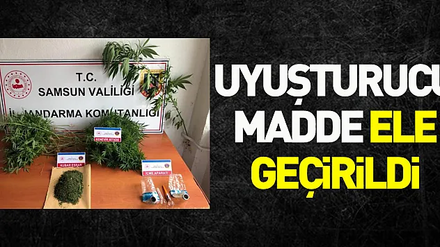 Samsun'da jandarmadan denetim: Çok sayıda suçlu yakalandı, uyuşturucu madde ele geçirildi