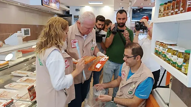 Kasap, şarküteri ve bakkallara eş zamanlı gıda denetimi