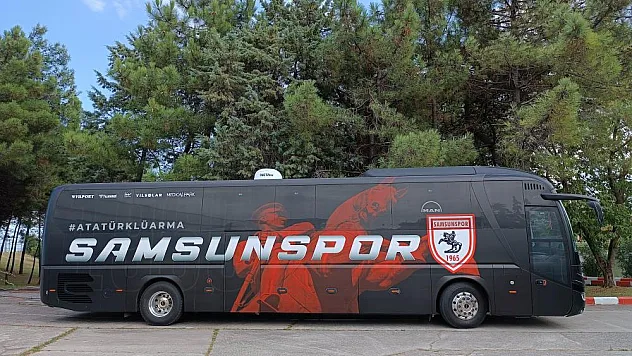 Samsunspor'un takım otobüsü sadece Bayern Münih ve Barcelona'da var