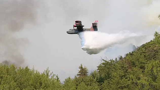 Bakan Yumaklı: Alanya'daki orman yangınının yaklaşık 190 hektarlık bir alanı etkilediğini ölçümledik