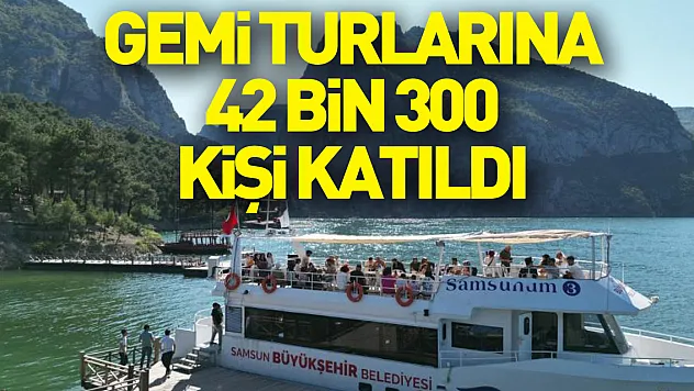 Gemi turlarına 42 bin 300 kişi katıldı