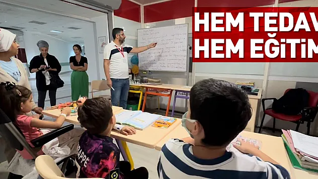 Hastanede ders: Hem tedavi hem eğitim