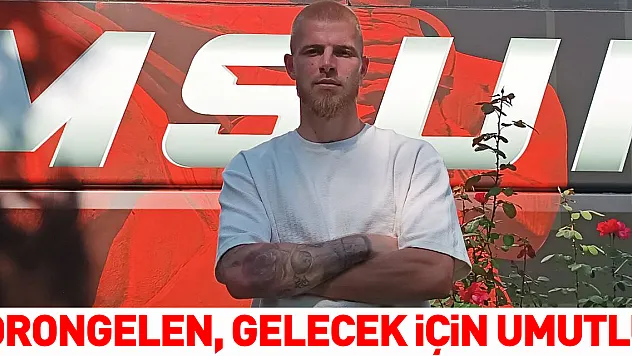 Samsunspor'un başarılı stoperi Drongelen, gelecek için umutlu