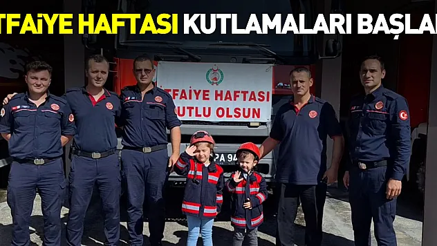 Samsun'da İtfaiye Haftası kutlamaları başladı